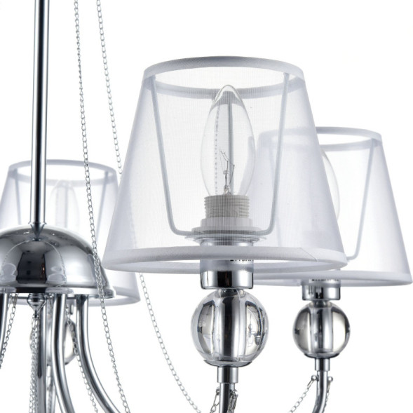 Люстра на штанге Freya BEVERLY FR5661-PL-05-CH