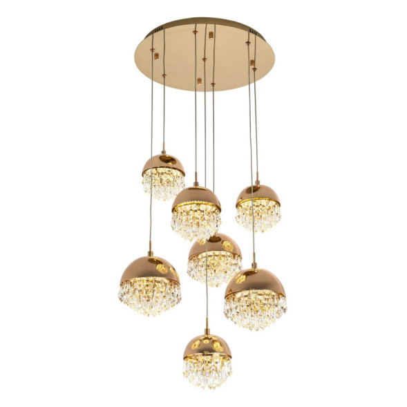 Каскадная люстра MODELUX ML.2210.7 GD