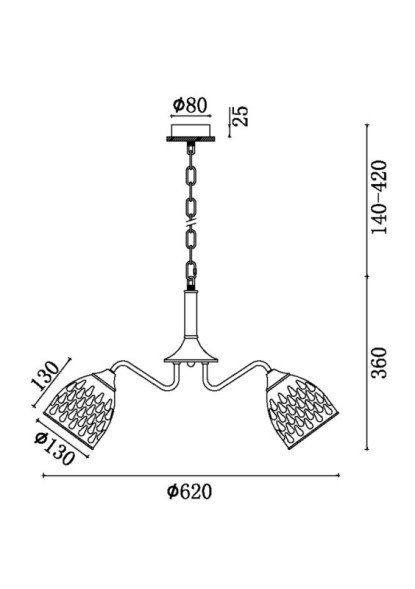 Подвесная люстра Freya Nendo FR5138PL-05W