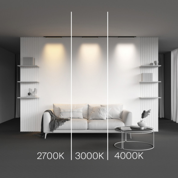 Магнитный трековый светильник Maytoni Technical BASIS TR192-1-12W2.7K-B