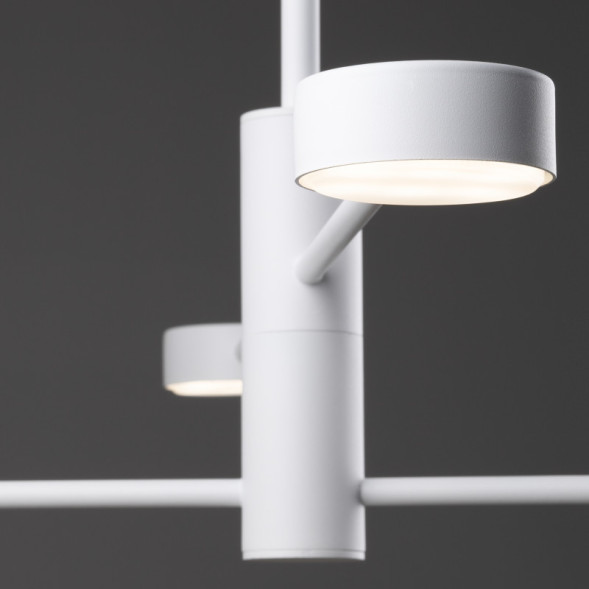 Люстра на штанге Freya Tactic FR5363CL-04W