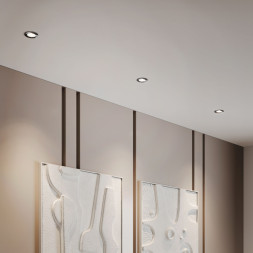 Встраиваемый точечный светильник Elektrostandard 25096/LED 7W 3000 черный