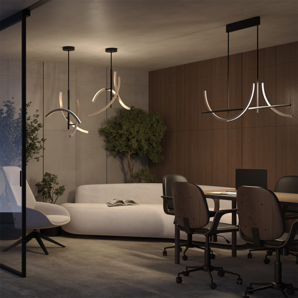 Подвесной светильник Maytoni MOD428PL-L20BK Wabi