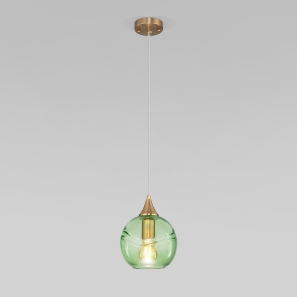 Подвесной светильник Eurosvet LOTUS 50221/1 зеленый