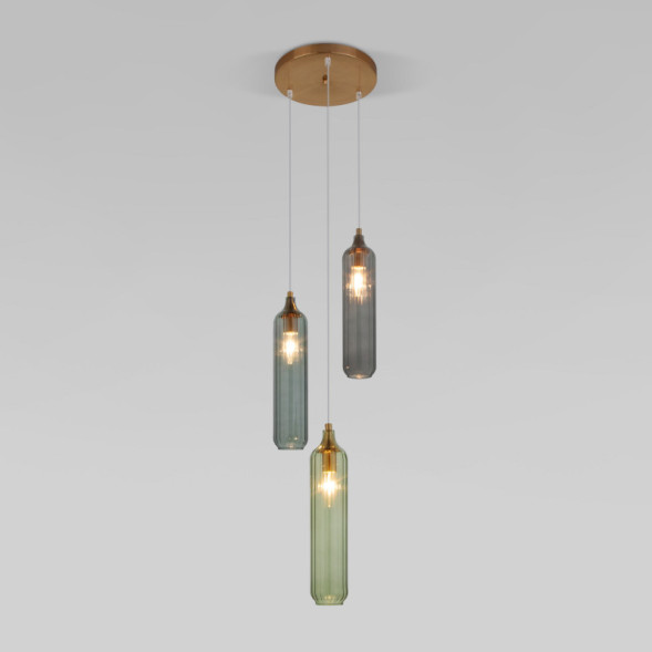 Каскадная люстра Eurosvet Siesta 50252/3 латунь