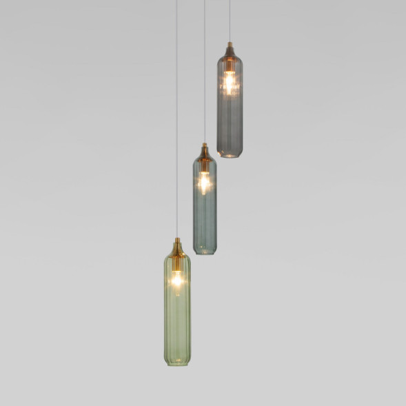 Каскадная люстра Eurosvet Siesta 50252/3 латунь