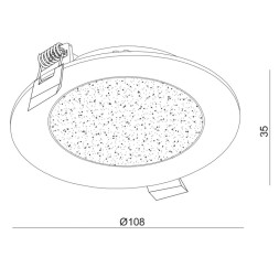 Встраиваемый точечный светильник DeMarkt Стаут 702012201