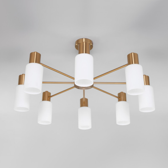 Люстра на штанге Eurosvet Vegga 70160/8 латунь