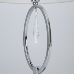 Настольная лампа Eurosvet MADERA 01055/1 хром/прозрачный хрусталь Strotskis