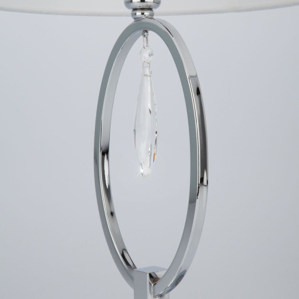 Настольная лампа Eurosvet MADERA 01055/1 хром/прозрачный хрусталь Strotskis