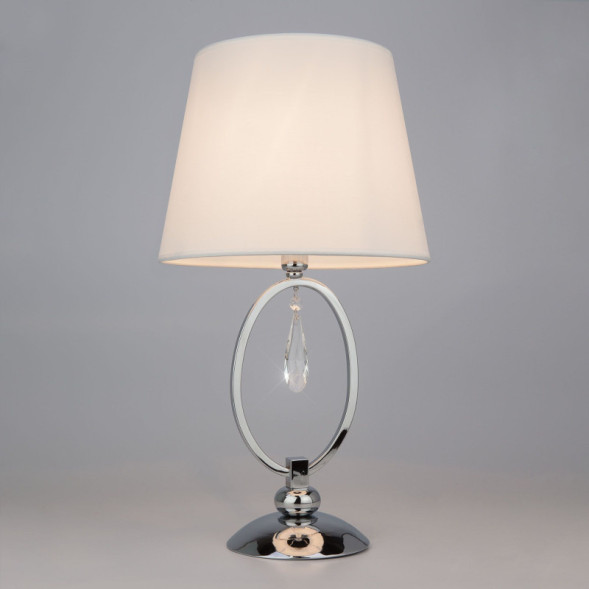 Настольная лампа Eurosvet MADERA 01055/1 хром/прозрачный хрусталь Strotskis