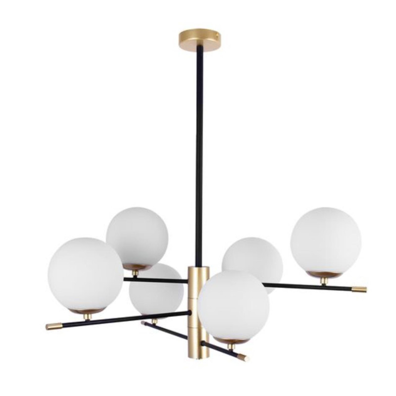 Люстра на штанге ARTE Lamp arkab A2225LM-6BK
