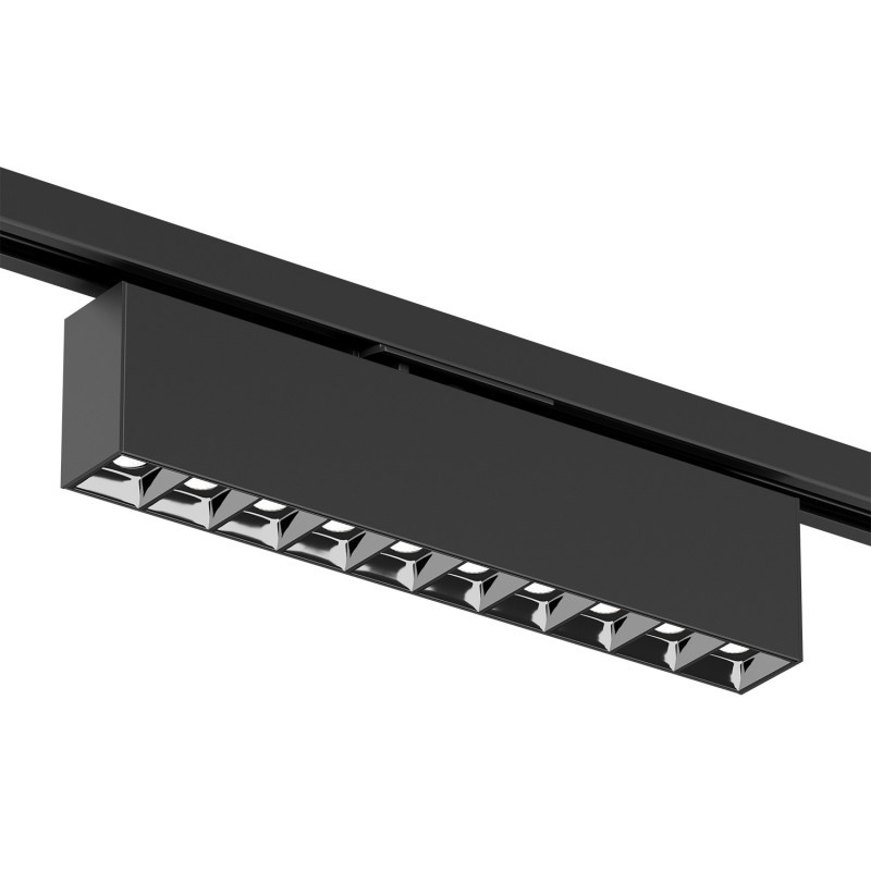 Светодиодный трековый светильник Denkirs Edder DK6444-BK