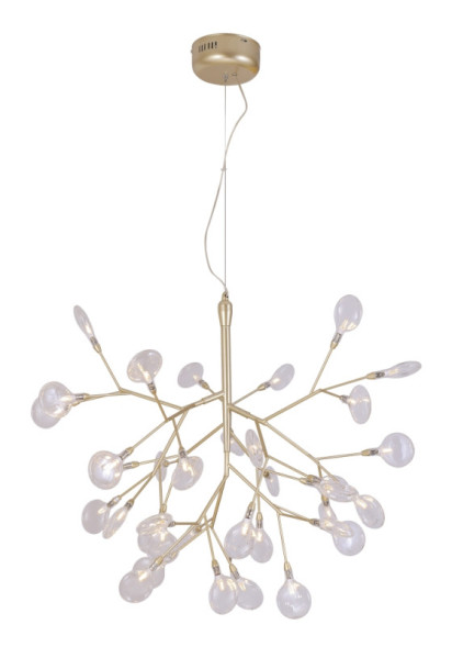 Подвесная люстра Crystal Lux Evita EVITA SP36 GOLD/TRANSPARENT