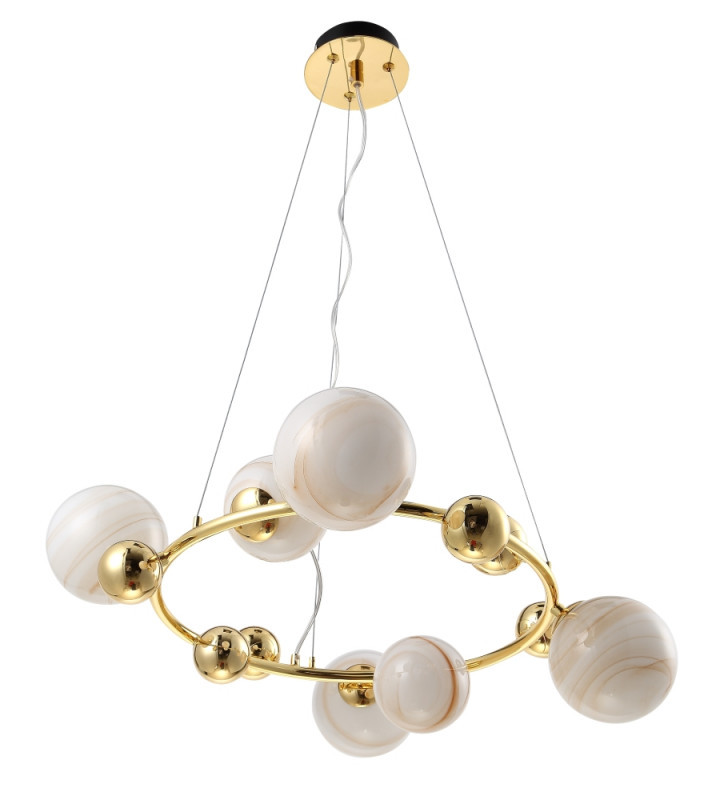 Подвесная люстра Crystal Lux SALVADORE SALVADORE SP6H GOLD