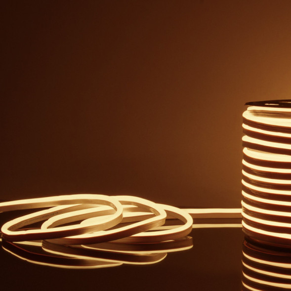 Гибкий неон Elektrostandard Гибкий неон LS001 220V 9.6W 120Led 2835 IP67 3300K