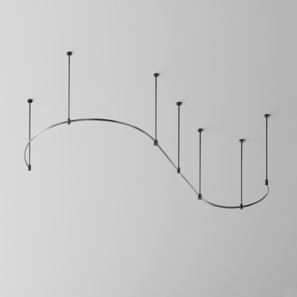 Трековый магнитный шинопровод Maytoni Technical TRX154-2SR-D1200-B Magnetic trаck system Flarity черный