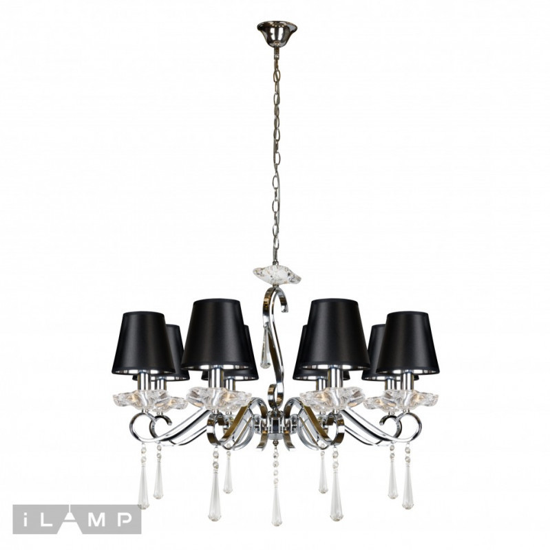 Подвесная люстра iLamp STELLA RM1684/8CR