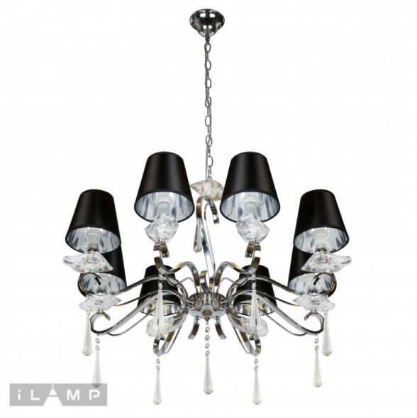 Подвесная люстра iLamp STELLA RM1684/8CR