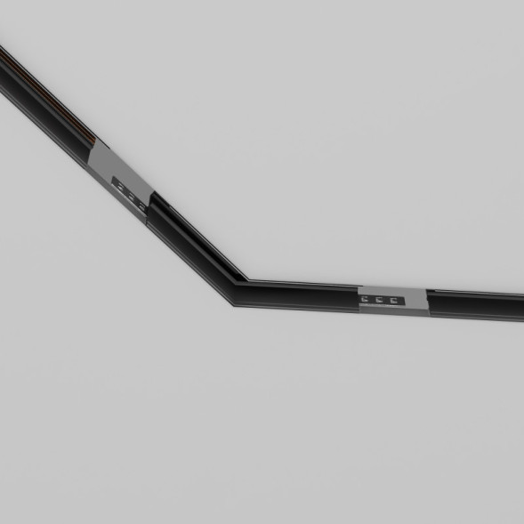 Коннектор для шинопровода Maytoni Technical Magnetic track system Exility встраиваемый ГКЛ 12.5 черный TRA034CLO-42.12B