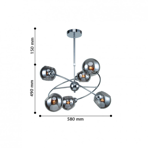 Люстра на штанге F-Promo Rimula 2342-6P