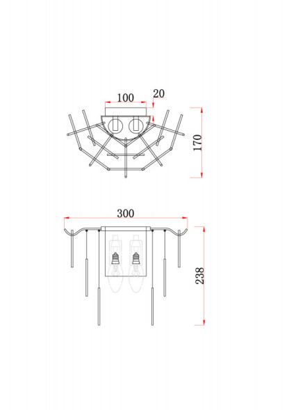 Бра Freya PORTO FR5104WL-02N