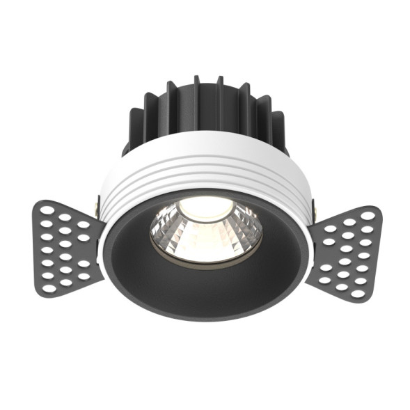Встраиваемый точечный светильник Maytoni Technical ROUND DL058-12W4K-TRS-B