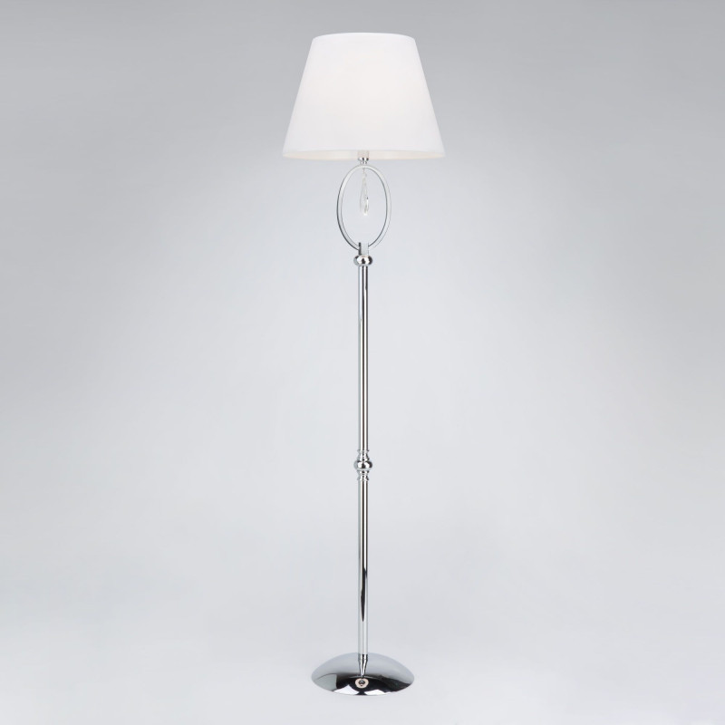 Торшер Eurosvet MADERA 01056/1 хром/прозрачный хрусталь Strotskis