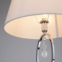 Торшер Eurosvet MADERA 01056/1 хром/прозрачный хрусталь Strotskis