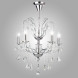 Подвесная люстра Eurosvet FRANCES 10047/5 хром/прозрачный хрусталь Strotskis