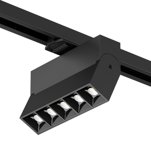 Светодиодный трековый светильник Denkirs Edder DK6446-BK