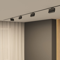 Светодиодный трековый светильник Denkirs Edder DK6446-BK