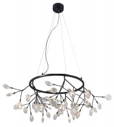 Подвесная люстра Crystal Lux Evita EVITA SP45 D BLACK/TRANSPARENT