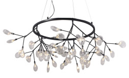 Подвесная люстра Crystal Lux Evita EVITA SP45 D BLACK/TRANSPARENT