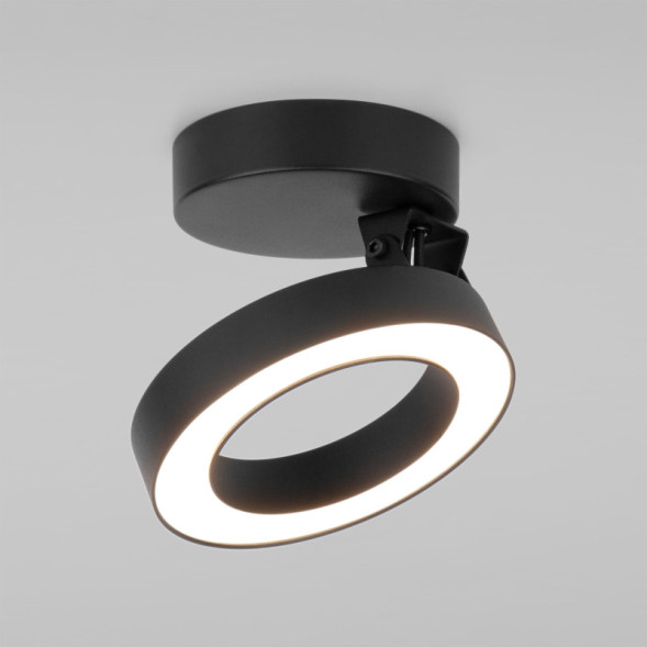 Накладной точечный светильник Elektrostandard Spila черный 12W 4200К (25105/LED)