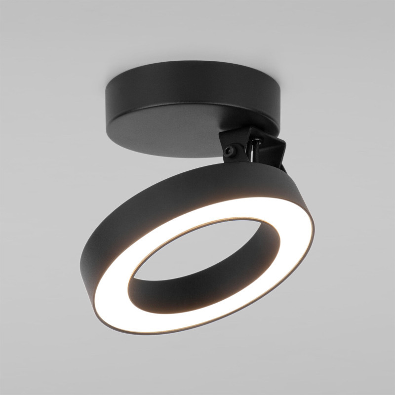 Накладной точечный светильник Elektrostandard Spila черный 12W 4200К (25105/LED)