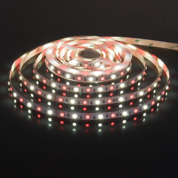 Лента Elektrostandard 60Led 14,4W IP20 RGB 6500K 0W 24V RGB+белый IP20