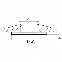Рамка декоративная Lightstar INTERO 16 217517