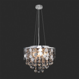 Каскадная люстра Eurosvet Lianna 10123/6 хром/прозрачный хрусталь Strotskis Smart (