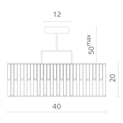Подвесная люстра Divinare Giro 1099/04 SP-5