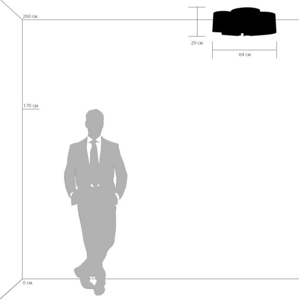 Потолочная люстра Lightstar PITTORE 811050