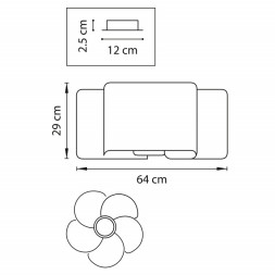 Потолочная люстра Lightstar PITTORE 811050