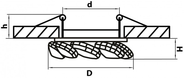 Встраиваемый точечный светильник Lightstar NOCE 031904