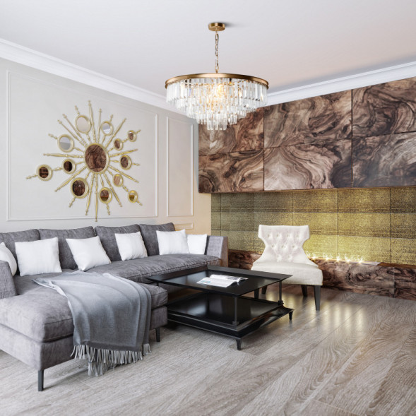 Каскадная люстра Maytoni Revero MOD085PL-12BS