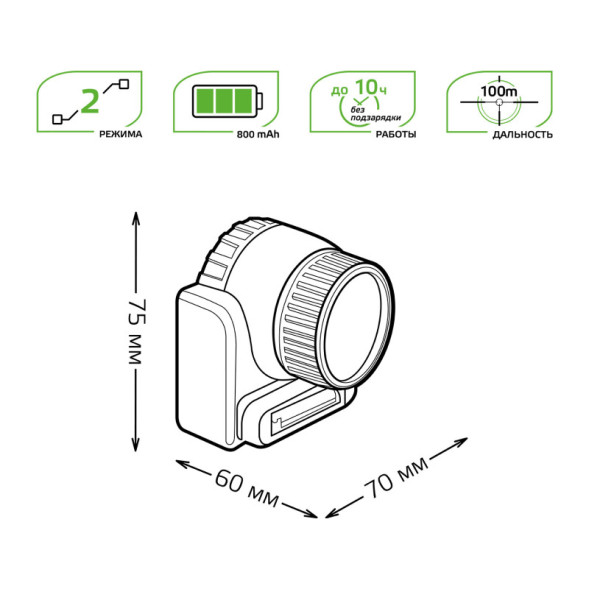 Фонарь Gauss GFL GF309