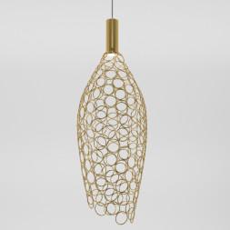 Подвесной светильник Eurosvet 90380/1 золото Ruche