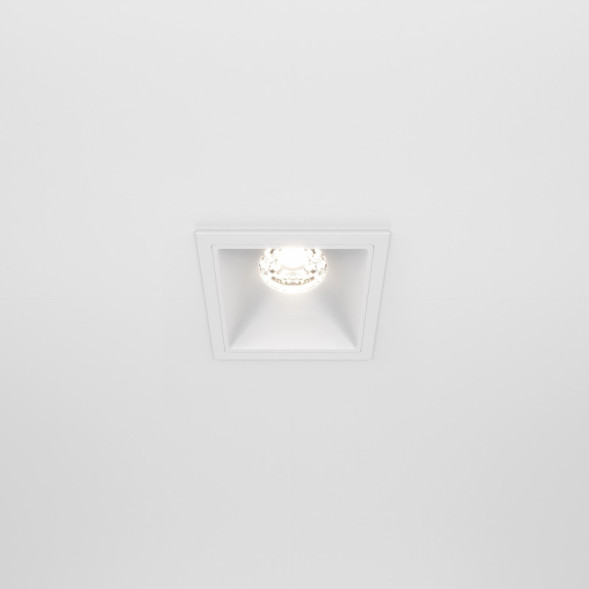 Встраиваемый точечный светильник Maytoni Technical Alfa LED DL043-01-10W4K-SQ-W