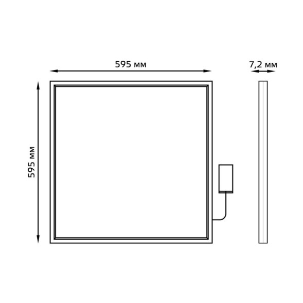 Офисный светильник Gauss 14502 145024236