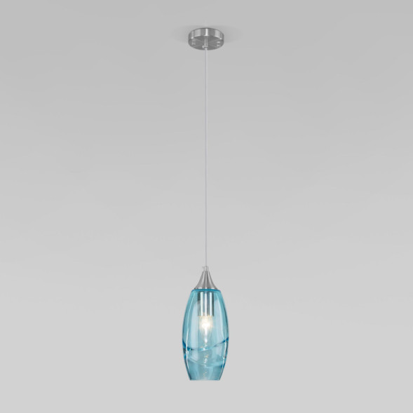 Подвесной светильник Eurosvet LOTUS 50222/1 голубой
