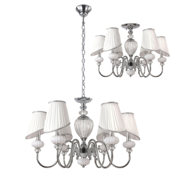 Подвесная люстра Crystal Lux Alma ALMA WHITE SP-PL6